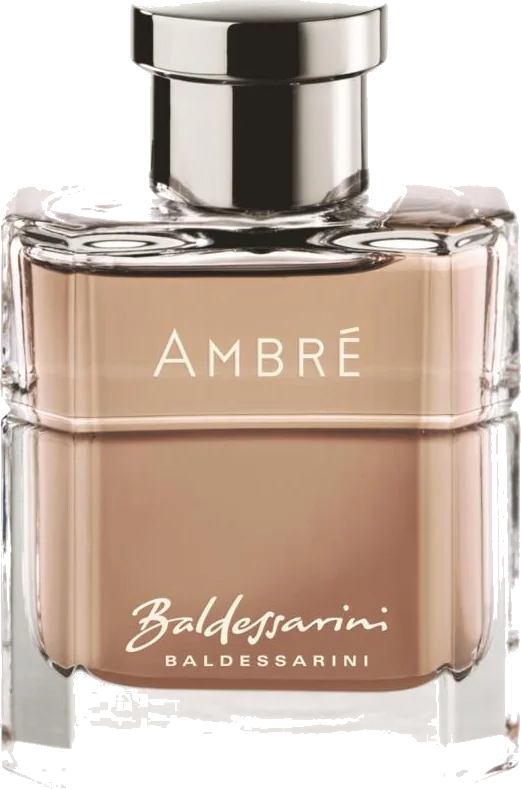 Baldessarini Ambré Eau de Toilette 50 ml bottle with clear glass and silver cap