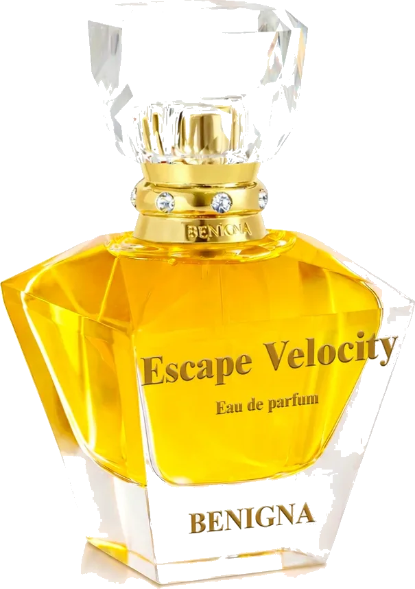 Benigna Parfums Escape Velocity bottle