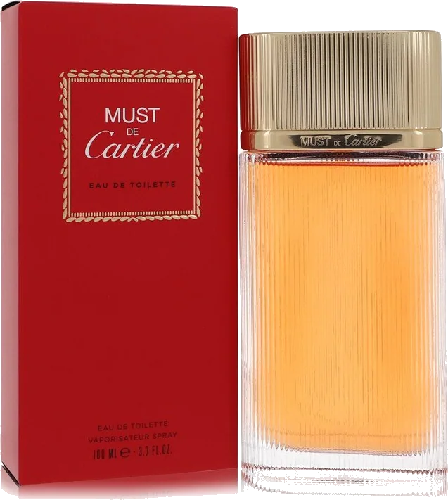 Cartier Must de Cartier Eau de Toilette bottle (FragranceX product photo)