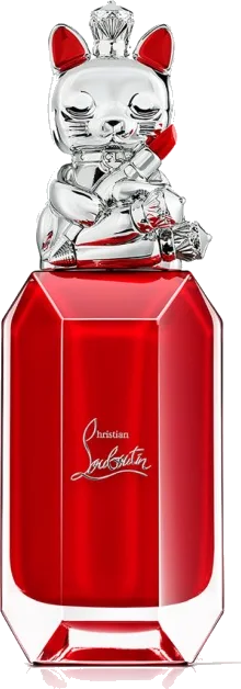Christian Louboutin Loubidoo Eau de Parfum 90ml bottle with lucky cat cap