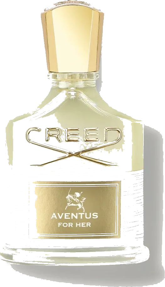 Creed Aventus For Her 75ml Eau de Parfum bottle, front view