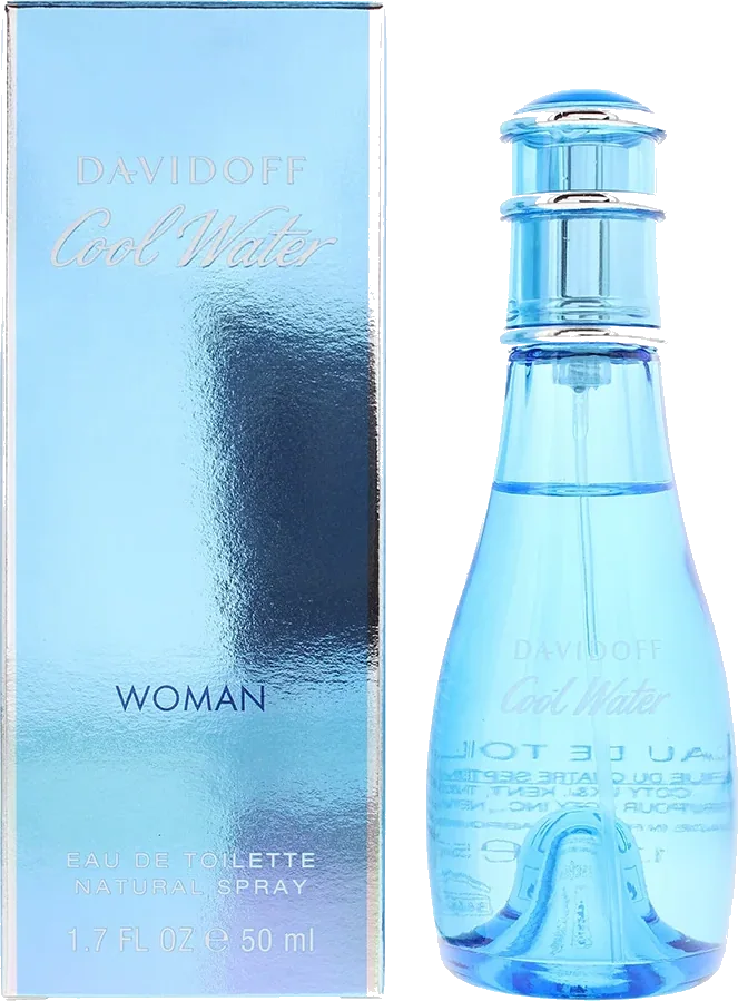 Davidoff Cool Water Woman Eau de Toilette 50ml bottle