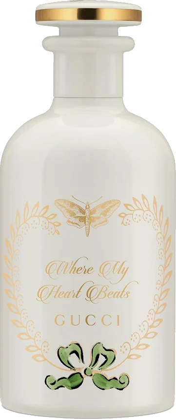 Gucci The Alchemist's Garden Where My Heart Beats Eau de Parfum 100ml white lacquered bottle