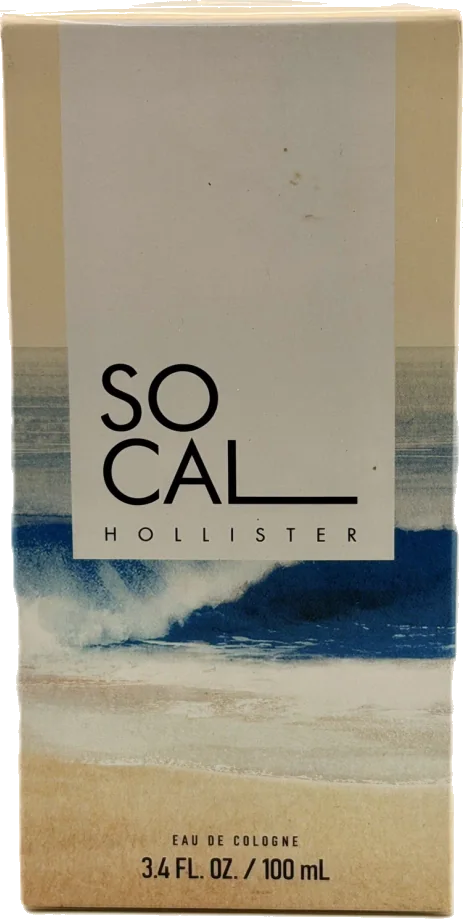 Hollister SoCal for Men eau de cologne 100ml bottle, factory sealed