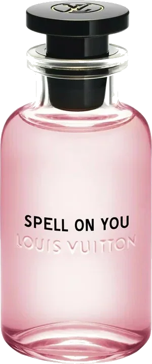 Louis Vuitton Spell On You pink eau de parfum bottle