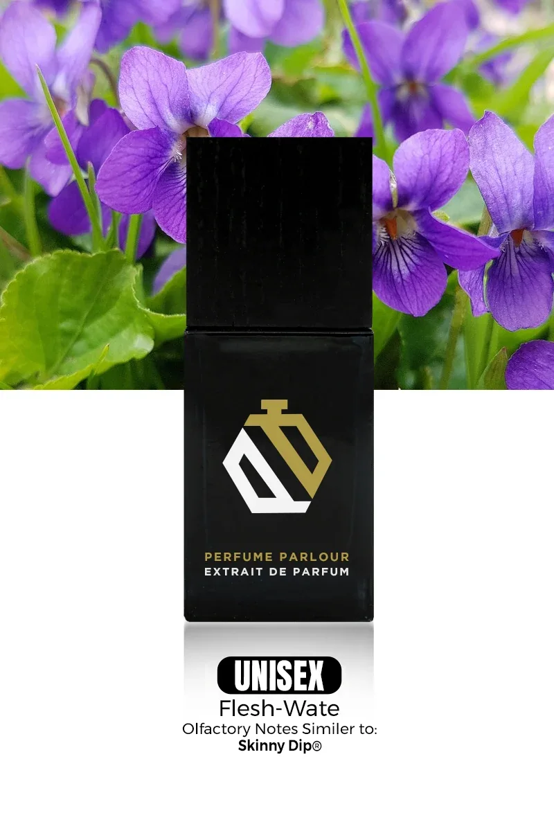 Perfume Parlour Flesh Water 1795 — Skinny Dip dupe bottle