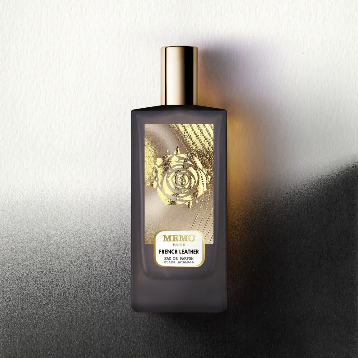 Memo Paris French Leather Eau de Parfum 75ml dark gray rectangular bottle
