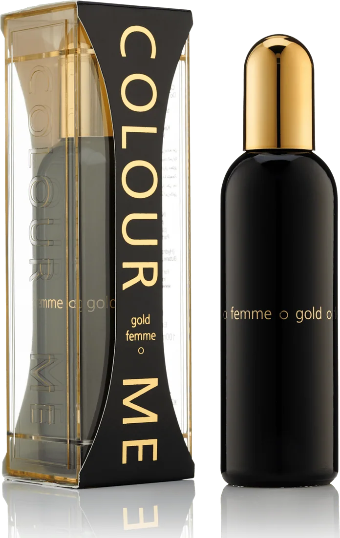 Milton-Lloyd Colour Me Femme Gold EDP bottle