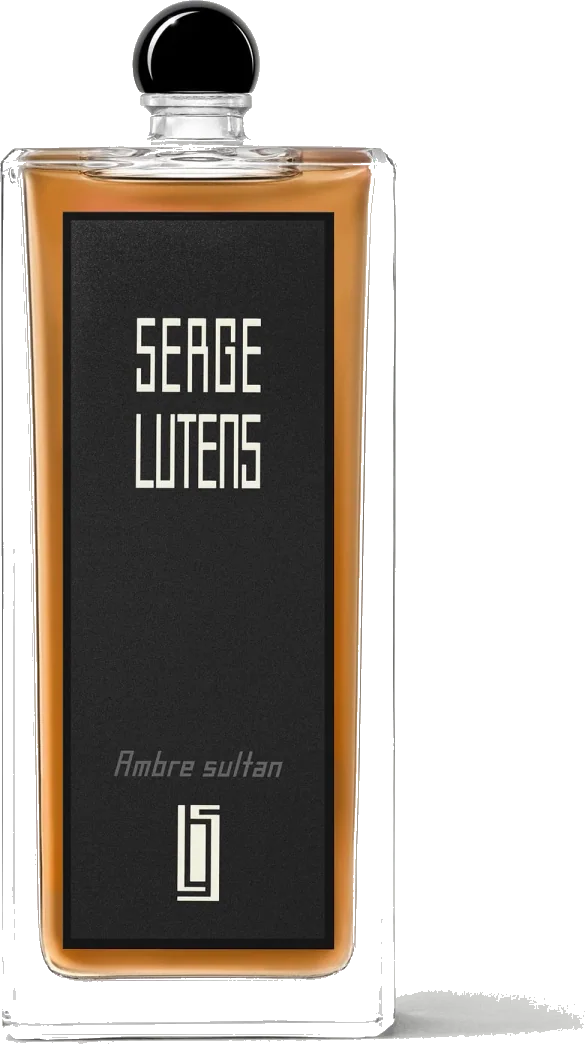 Ambre Sultan eau de parfum bottle from the Serge Lutens Collection Noire, official packshot
