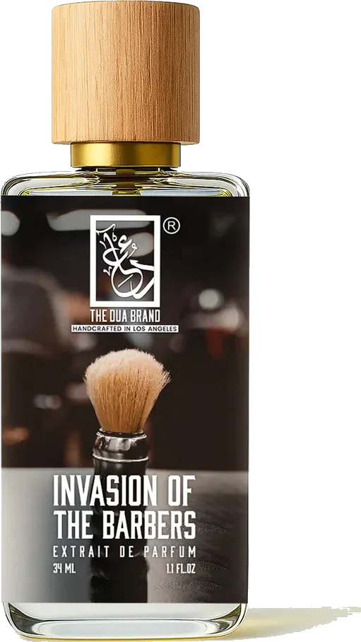 Dua Invasion of the Barbers bottle, inspired by MDCI Invasion Barbare