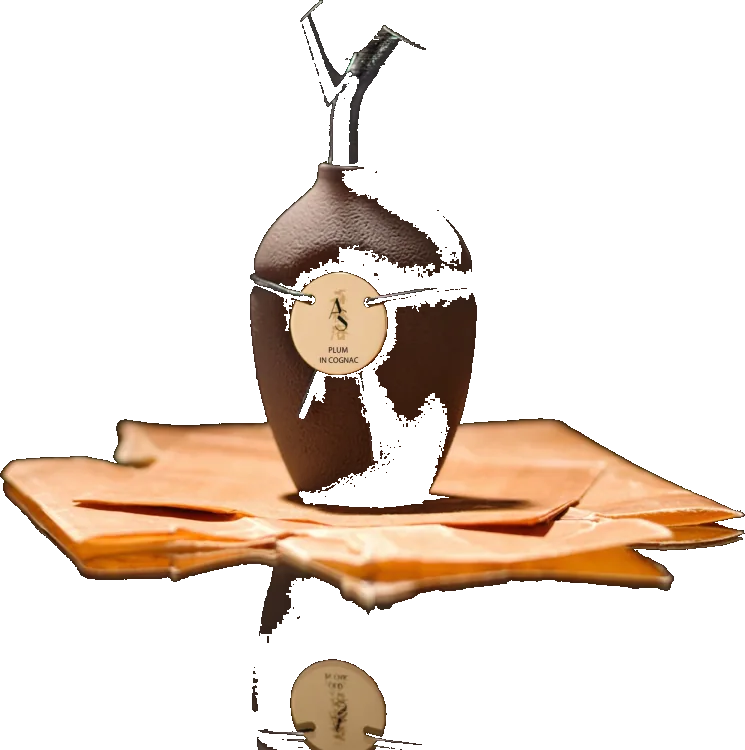 Scents of Wood Plum in Cognac bottle