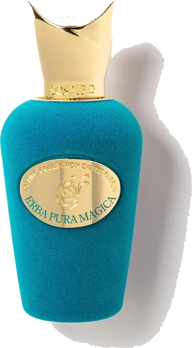 Sospiro Erba Pura Magica turquoise velvet bottle