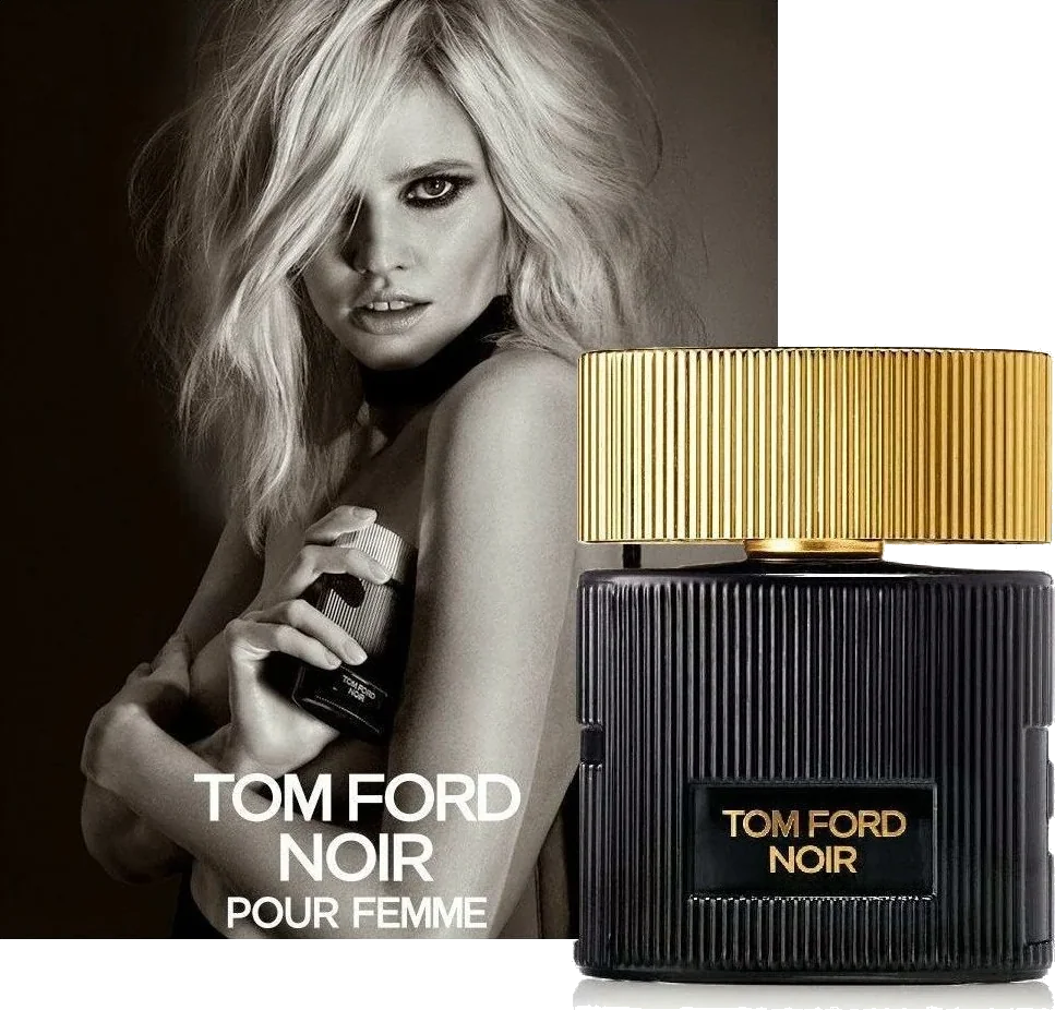 Tom Ford Noir Pour Femme black bottle with gold cap, 100 ml EDP