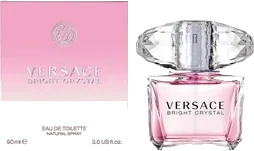 Versace Bright Crystal Eau de Toilette pink crystal bottle